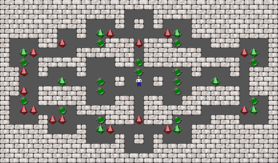 Sokoban Bugs550 collection level 491